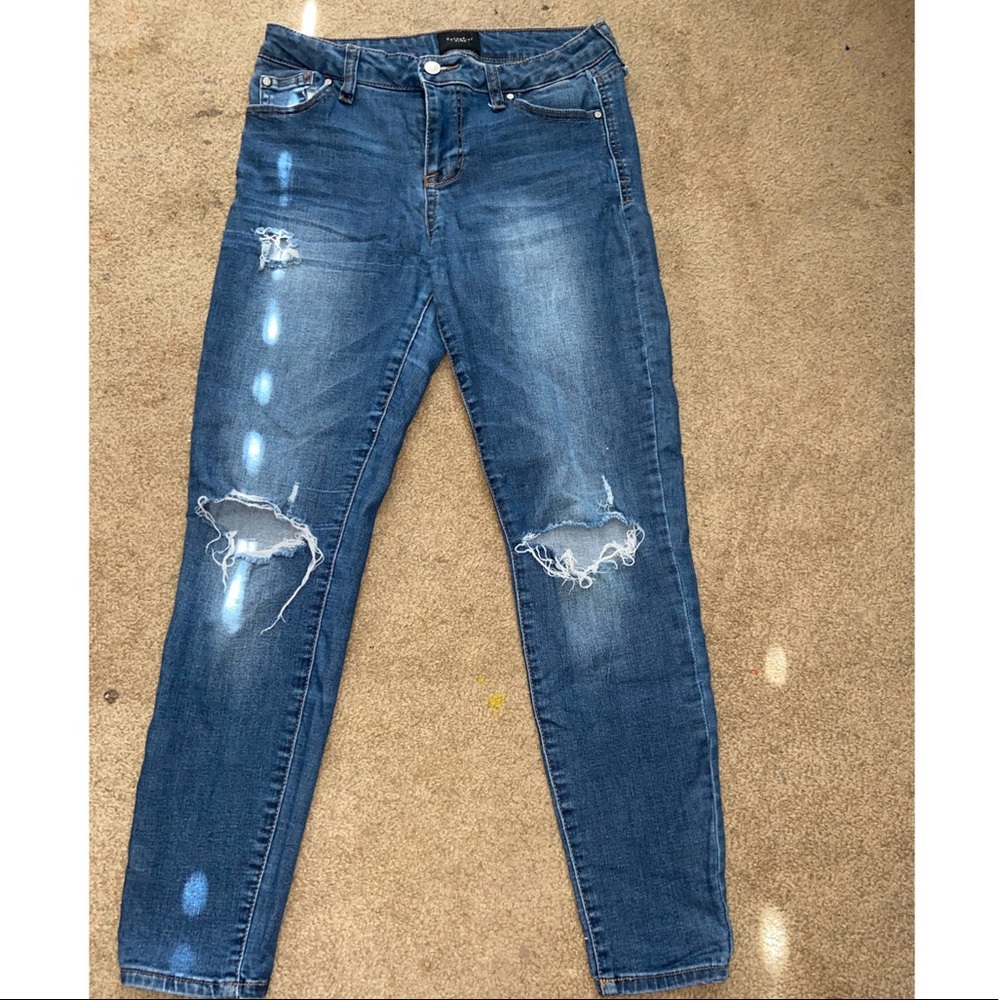 Celebrity Pink Distressed Skinny Jeans